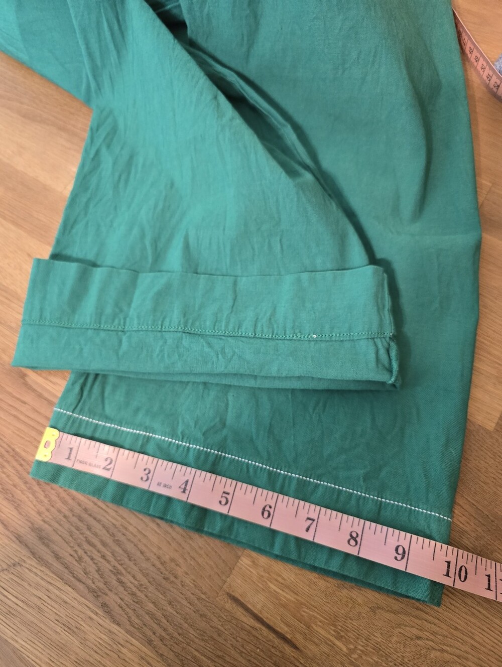 Maeve The Colette Crop Wide-Leg Pants: Contrast-Stitch Edition 25 Magic Fabric - Picture 13 of 13